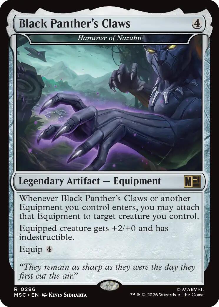 Black Panther's Claws - Hammer of Nazahn [Marvel Super Heroes Commander] | Good Games Morley