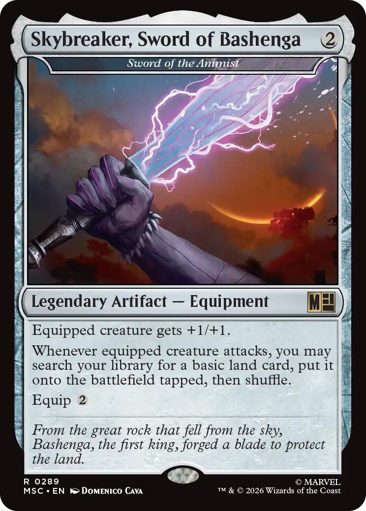 Skybreaker, Sword of Bashenga - Sword of the Animist [Marvel Super Heroes Commander] | Good Games Morley