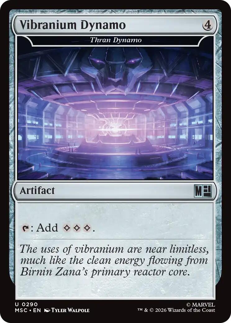 Vibranium Dynamo - Thran Dynamo (Surge Foil) [Marvel Super Heroes Commander] | Good Games Morley