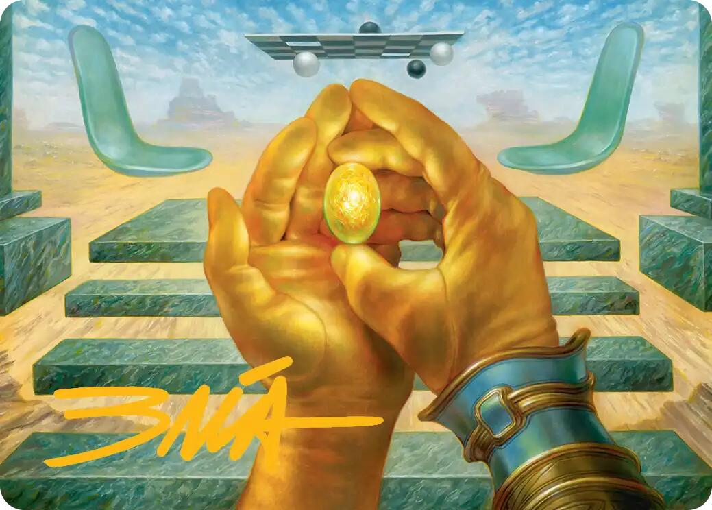 The Mind Stone Art Card (Gold-Stamped Signature) [Marvel Super Heroes Art Series] | Good Games Morley