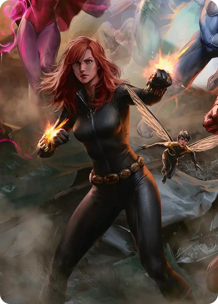 Black Widow, Intel Expert Art Card [Marvel Super Heroes Art Series] | Good Games Morley