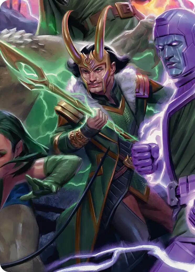 Loki, God of Lies Art Card [Marvel Super Heroes Art Series] | Good Games Morley