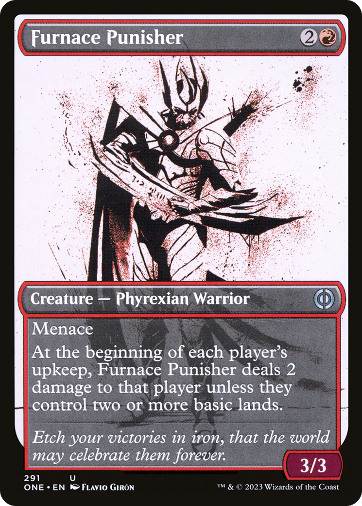 Furnace Punisher (Showcase Ichor) [Phyrexia: All Will Be One] | Good Games Morley