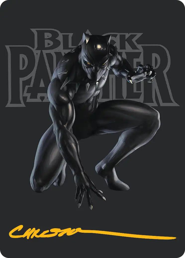 Black Panther, Hope Enduring Art Card (Gold-Stamped Signature) [Marvel Super Heroes Art Series] | Good Games Morley