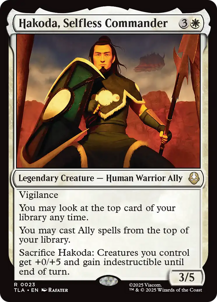 Hakoda, Selfless Commander [Avatar: The Last Airbender] | Good Games Morley