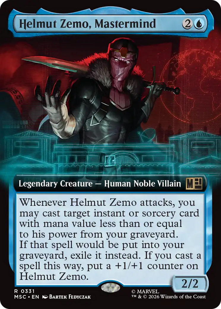 Helmut Zemo, Mastermind (Extended Art) [Marvel Super Heroes Commander] | Good Games Morley