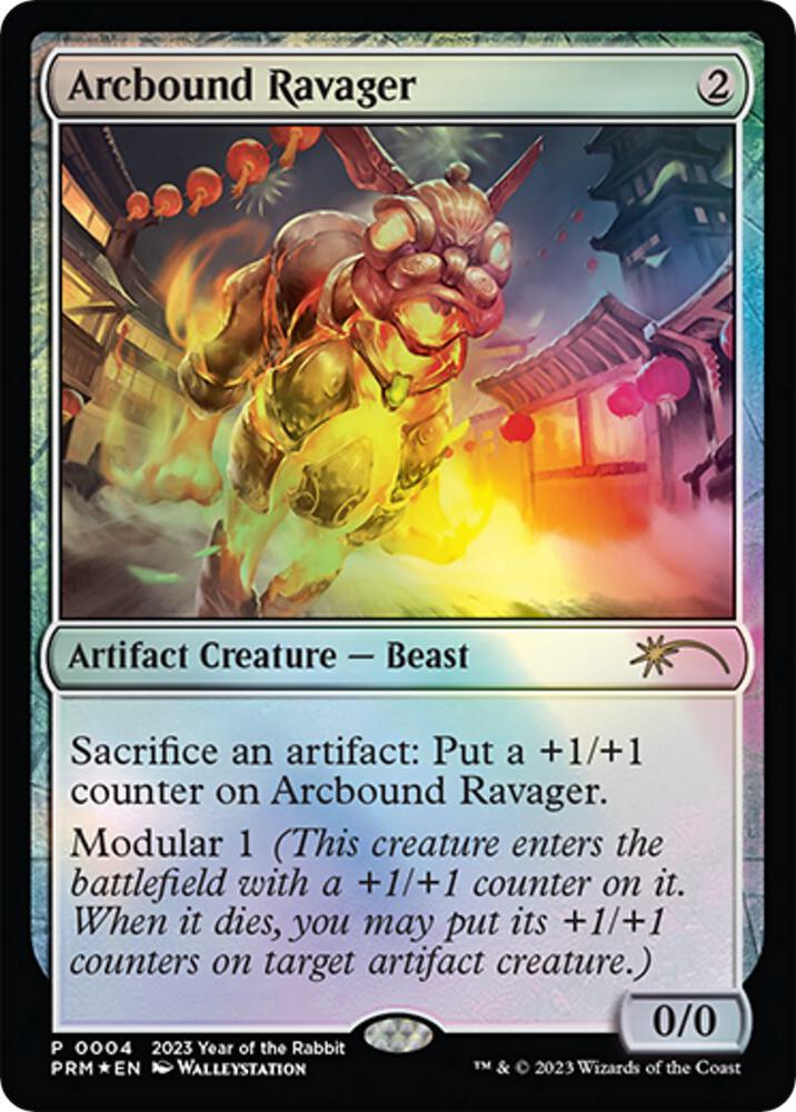 Arcbound Ravager 4/4 (Unique and Miscellaneous Promos)  - Foil | Good Games Morley