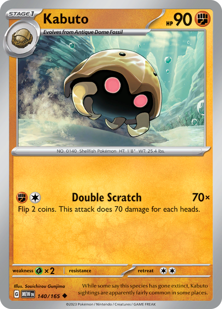 Kabuto (140/165) [Scarlet & Violet 151] | Good Games Morley