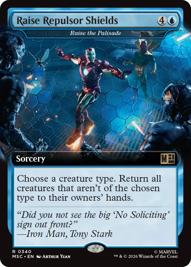 Raise Repulsor Shields - Raise the Palisade (Extended Art) [Marvel Super Heroes Commander] | Good Games Morley
