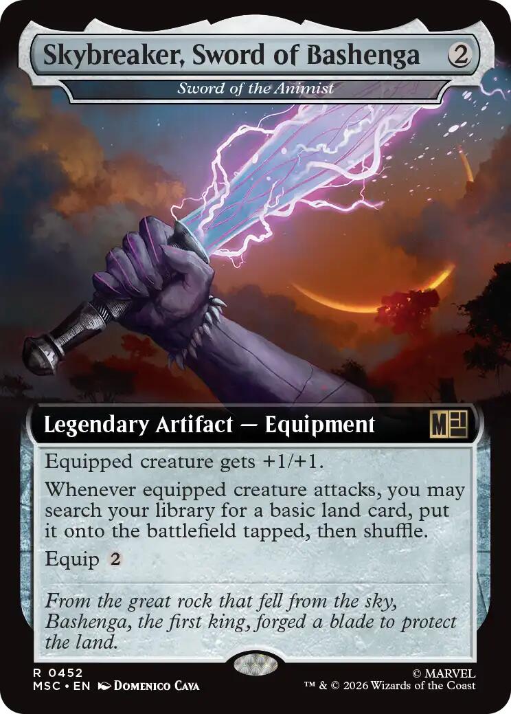 Skybreaker, Sword of Bashenga - Sword of the Animist (Extended Art) [Marvel Super Heroes Commander] | Good Games Morley