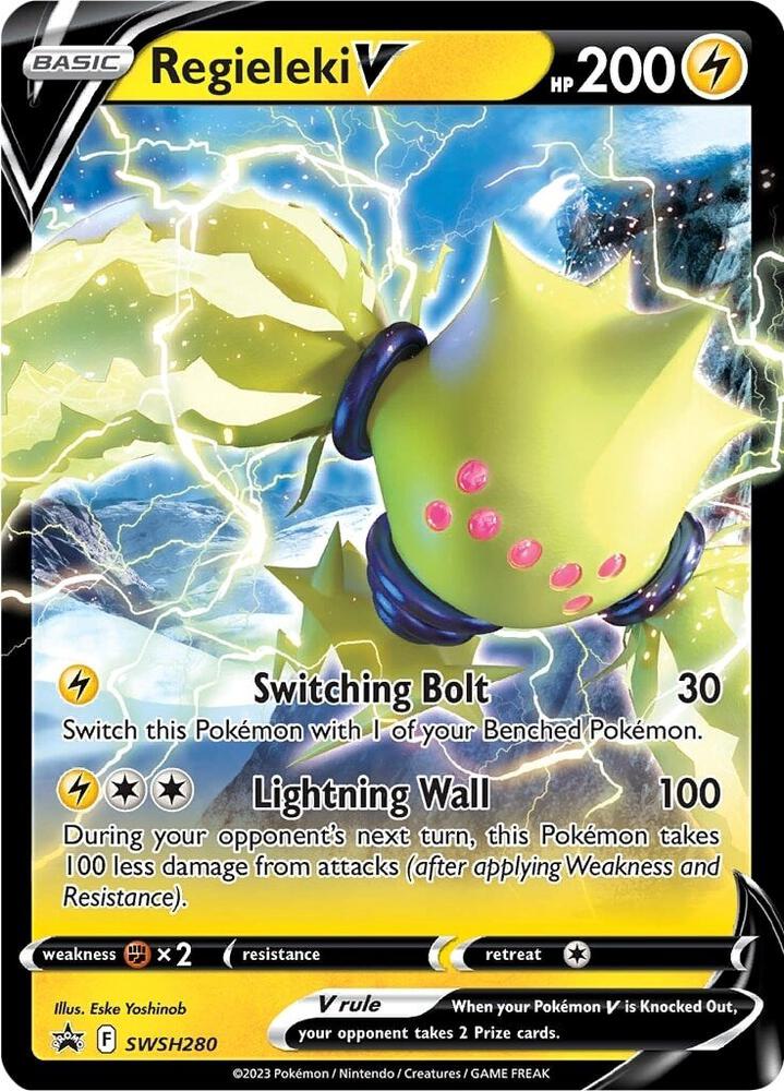 Regieleki V SWSH280 (SWSH: Sword & Shield Promo Cards)  - Holofoil | Good Games Morley