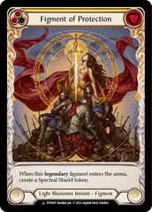 Figment of Protection // Aegis, Archangel of Protection (Marvel) [DTD007] (Dusk Till Dawn)  Cold Foil | Good Games Morley