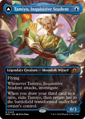 Tamiyo, Inquisitive Student // Tamiyo, Seasoned Scholar (Borderless) [Modern Horizons 3] | Good Games Morley