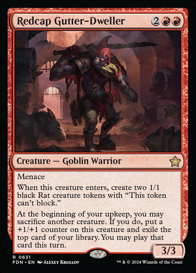 Redcap Gutter-Dweller 631/291 (Foundations)  | Good Games Morley