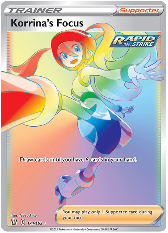 Korrina's Focus (174/163) [Sword & Shield: Battle Styles] | Good Games Morley