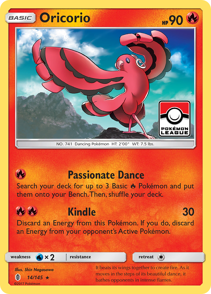 Oricorio (14/145) [Sun & Moon: Guardians Rising] | Good Games Morley