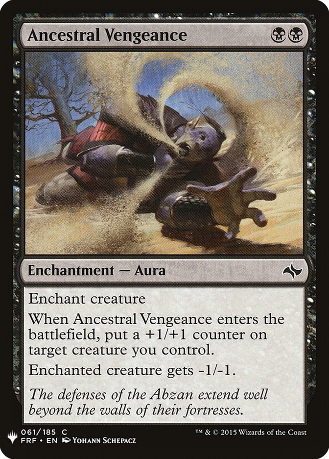 Ancestral Vengeance [Mystery Booster] | Good Games Morley