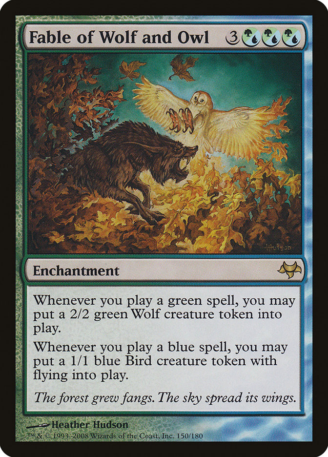 Fable of Wolf and Owl 150/180 (Eventide)  | Good Games Morley