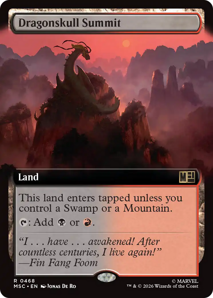 Dragonskull Summit (Extended Art) [Marvel Super Heroes Commander] | Good Games Morley