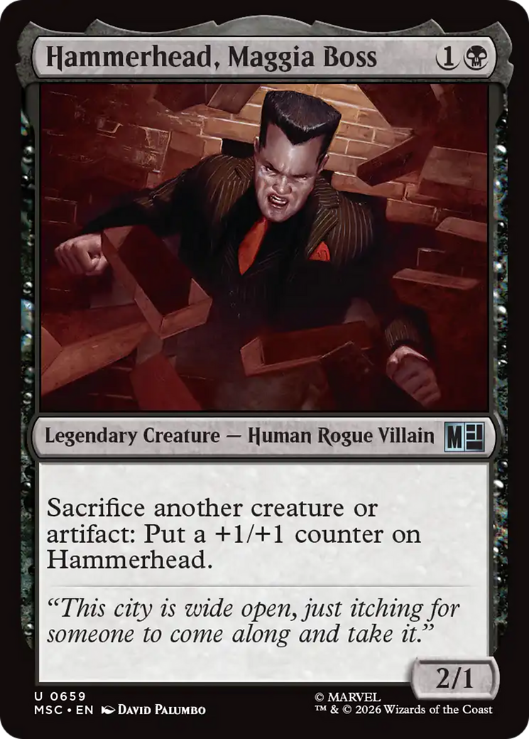 Hammerhead, Maggia Boss [Marvel Super Heroes Commander] | Good Games Morley