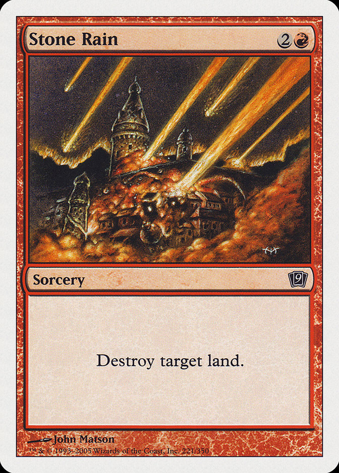 Stone Rain 221/350 (9th Edition)  | Good Games Morley