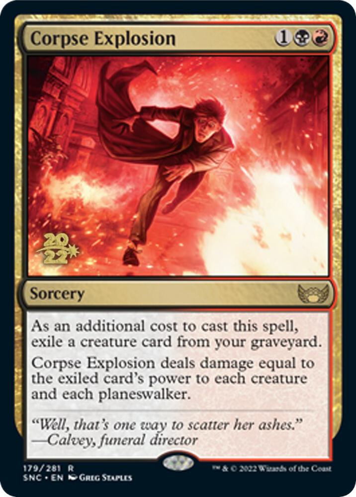 Corpse Explosion 179s/161 (Prerelease Cards)  - Foil | Good Games Morley