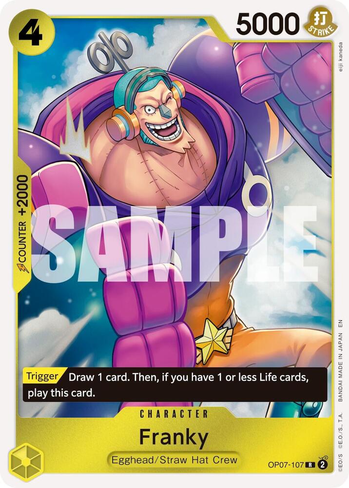 Franky (Reprint) OP07-107 (Premium Booster -The Best- Vol. 2)  - Foil | Good Games Morley