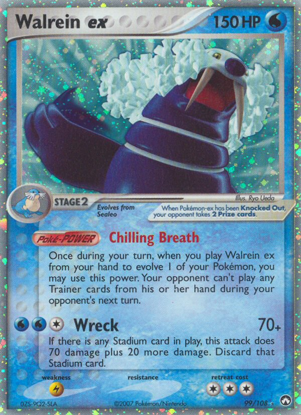 Walrein ex (99/108) [EX: Power Keepers] | Good Games Morley