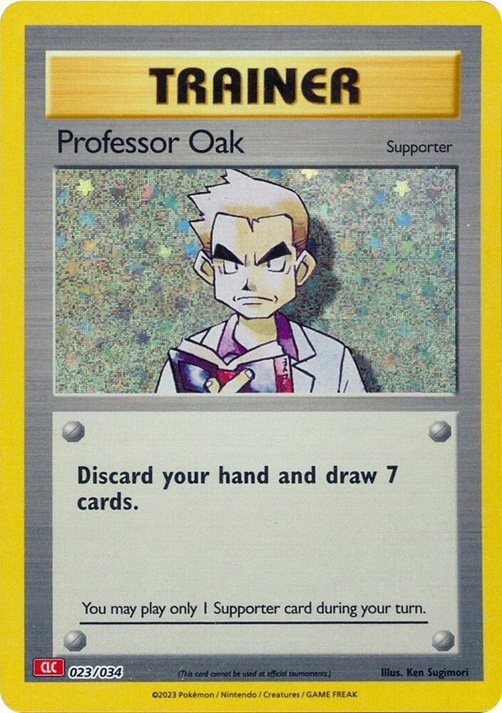 Professor Oak CLC 023/034 (Trading Card Game Classic)  - Holofoil | Good Games Morley