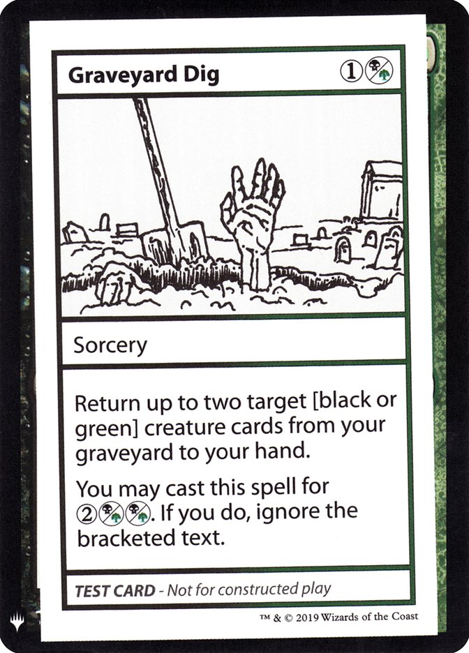 Graveyard Dig [Mystery Booster Playtest Cards] | Good Games Morley