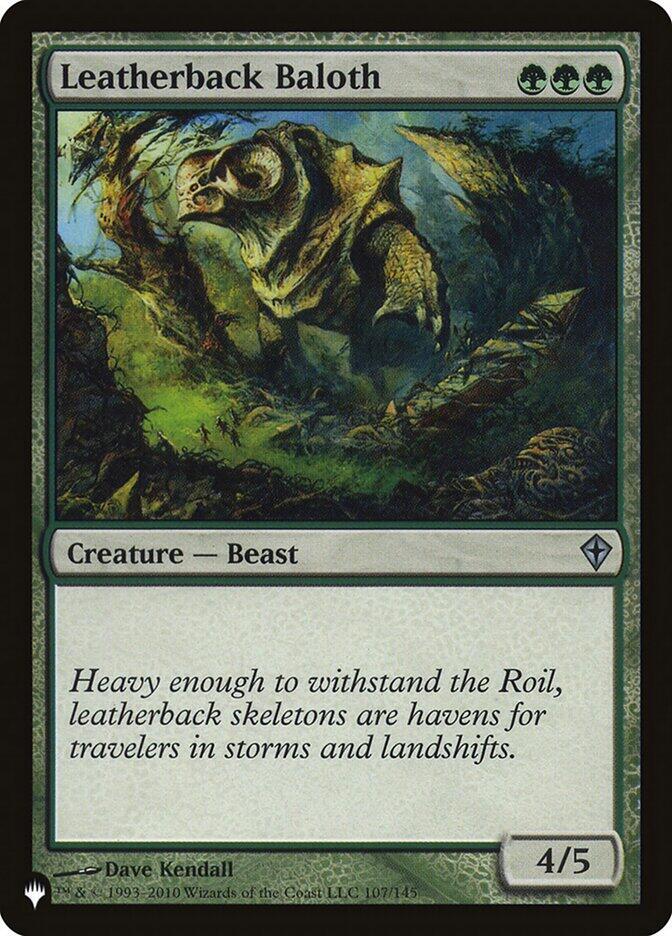 Leatherback Baloth WWK-107/5075 (The List Reprints)  | Good Games Morley