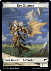 Elemental (0026) // Kor Soldier Double-Sided Token [Commander Masters Tokens] | Good Games Morley