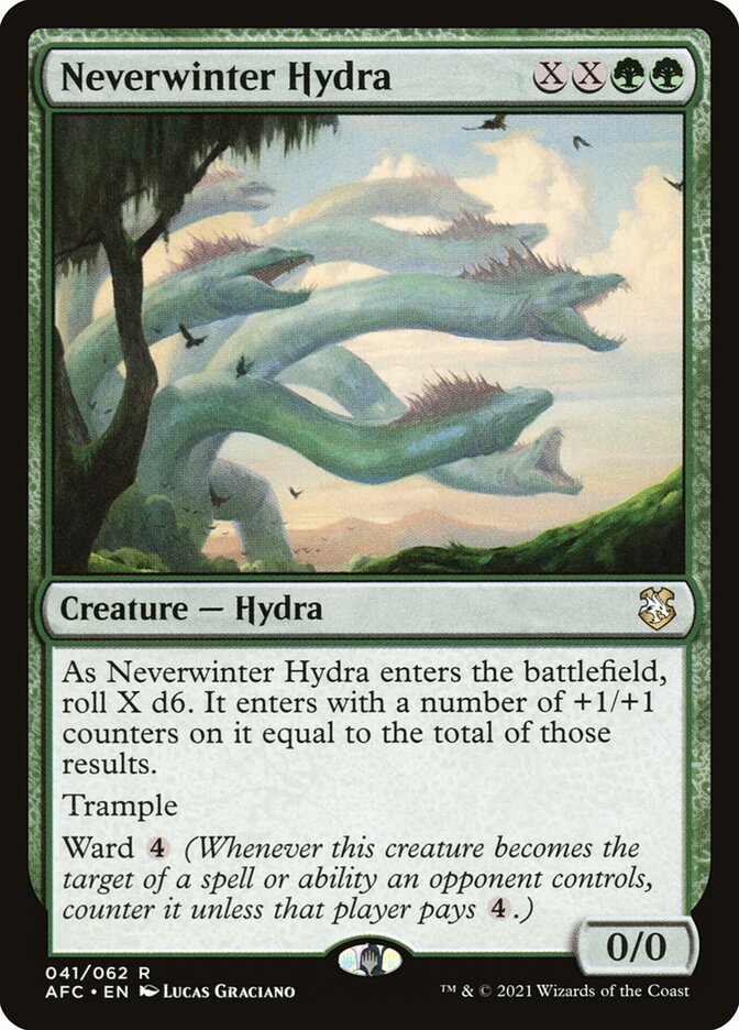 Neverwinter Hydra 41/62 (Commander: Adventures in the Forgotten Realms)  | Good Games Morley