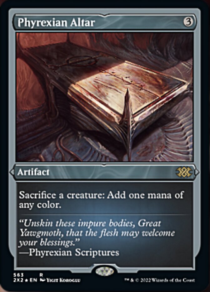 Phyrexian Altar (Foil Etched) [Double Masters 2022] | Good Games Morley