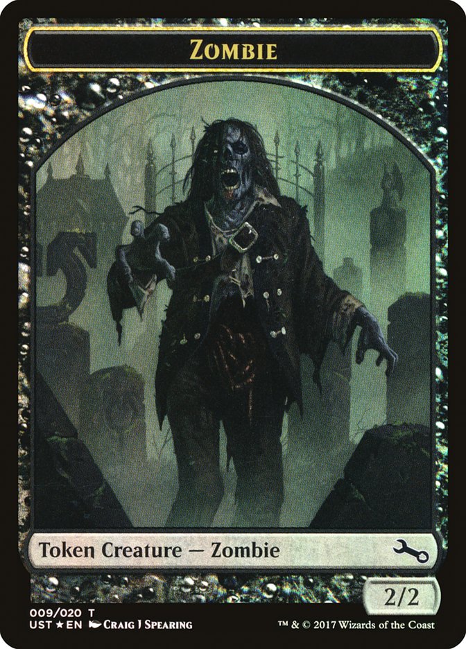 Zombie // Zombie Double-Sided Token [Unstable Tokens] | Good Games Morley