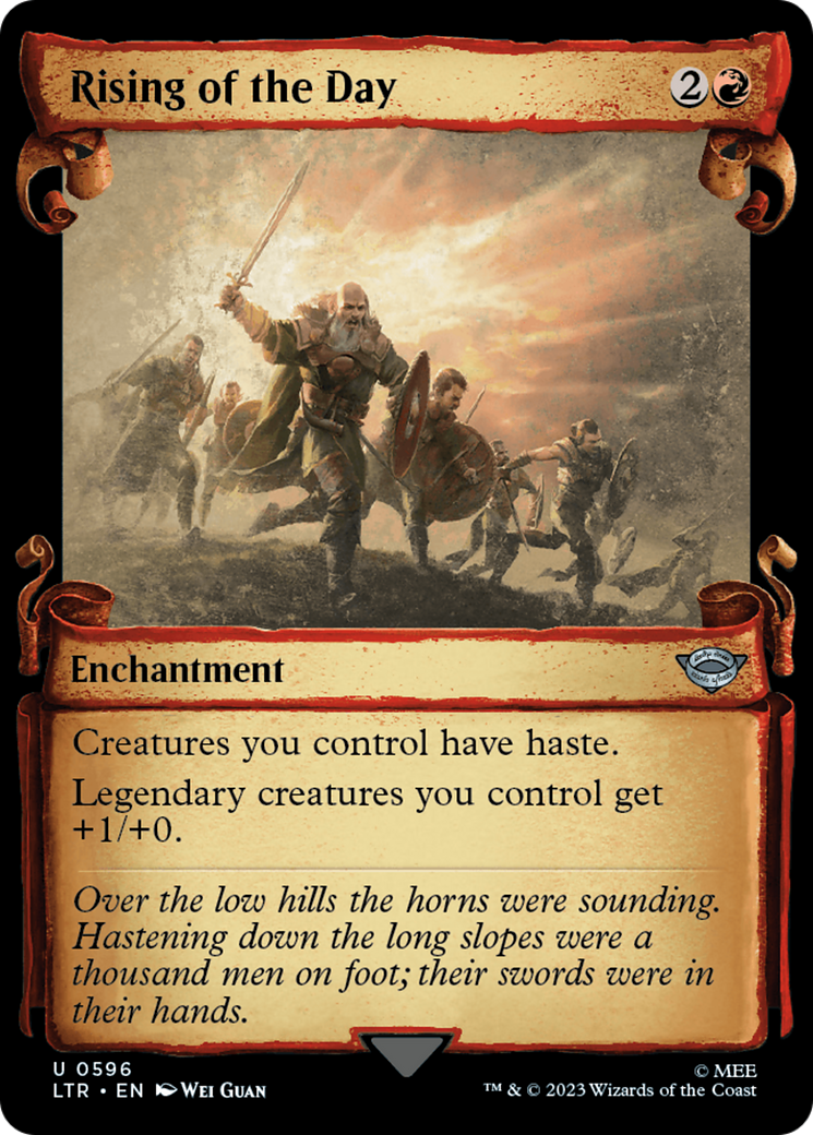 Rising of the Day [The Lord of the Rings: Tales of Middle-Earth Showcase Scrolls] | Good Games Morley