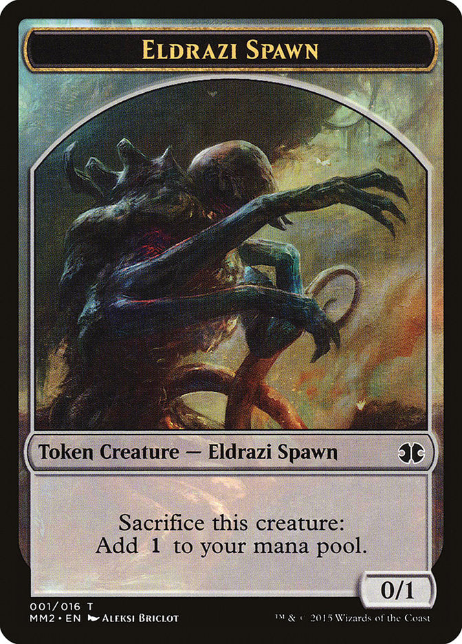 Eldrazi Spawn Token (001/016) [Modern Masters 2015 Tokens] | Good Games Morley