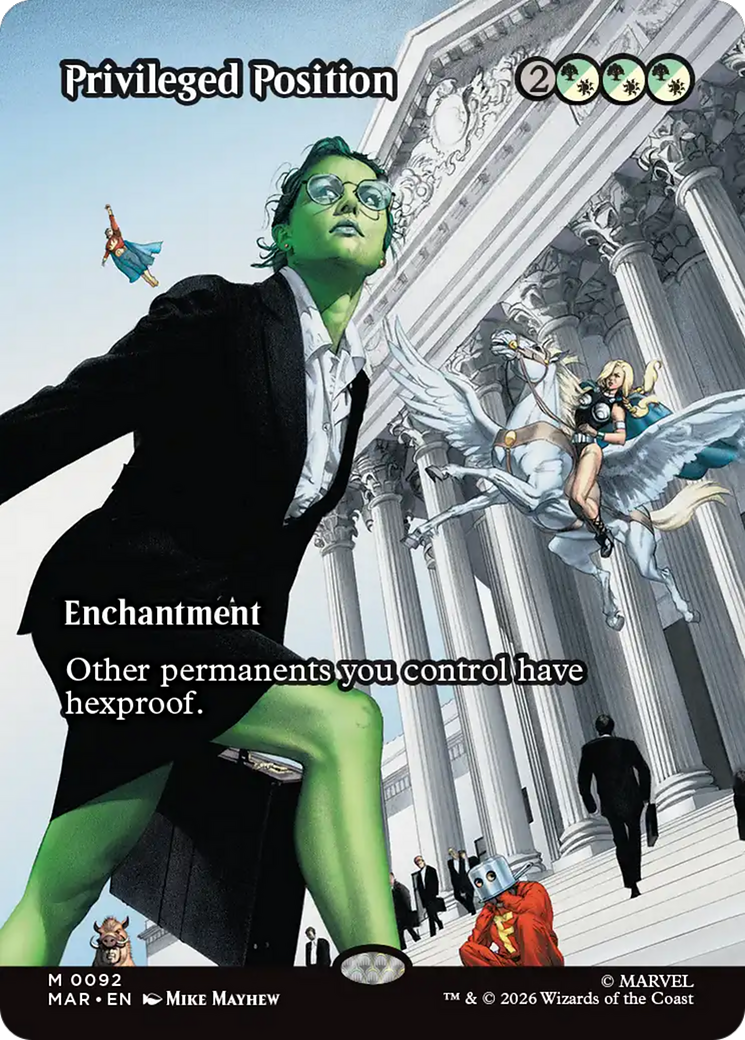 Privileged Position (Borderless) [Marvel Universe: Eternal-Legal] | Good Games Morley