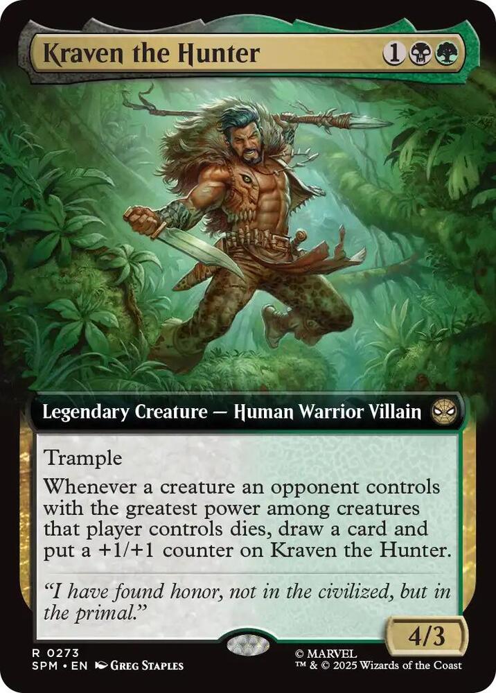 Kraven the Hunter  273 (Marvel's Spider-Man)  - Extended Art  | Good Games Morley