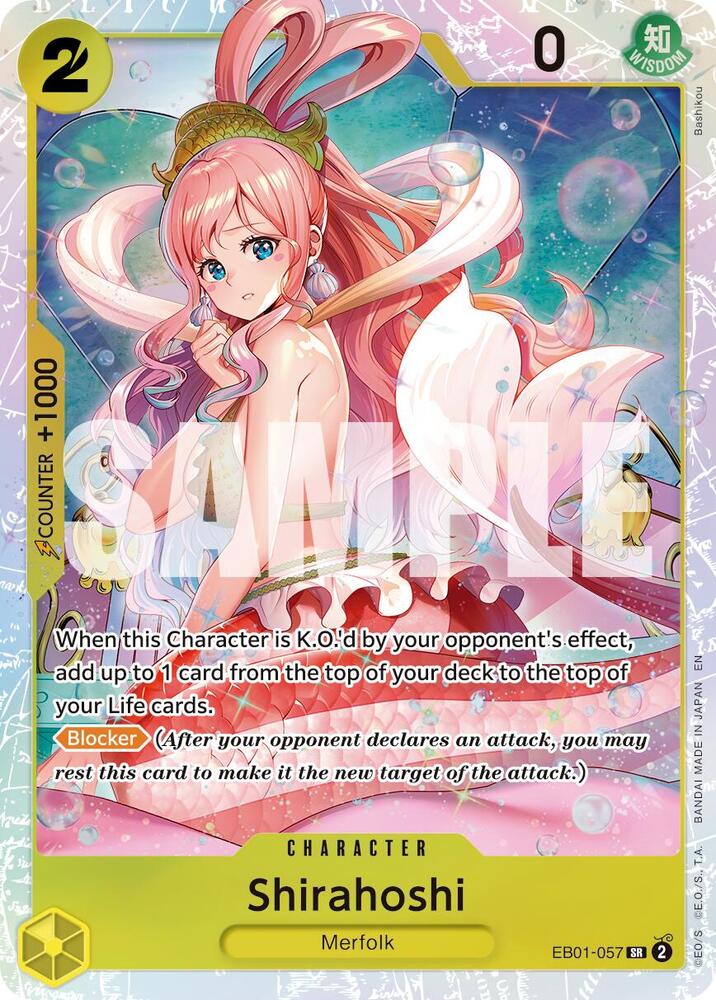 Shirahoshi EB01-057 (Premium Booster -The Best- Vol. 2)  - Foil | Good Games Morley