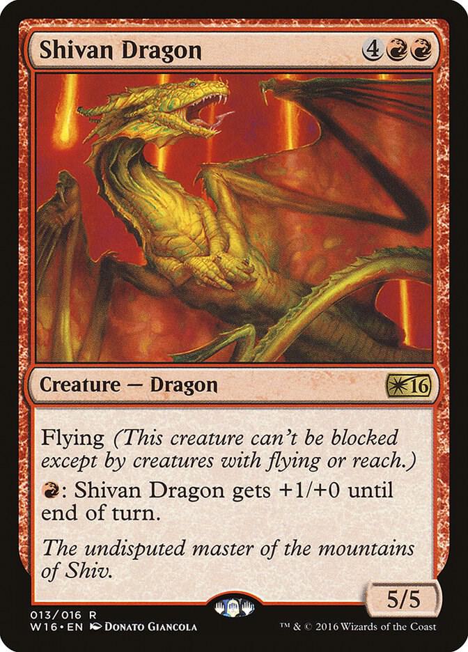 Shivan Dragon 13/16 (Welcome Deck 2016)  | Good Games Morley