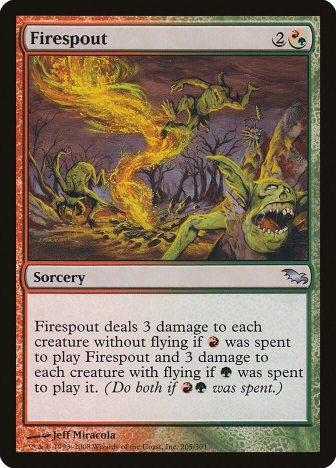 Firespout 205/301 (Shadowmoor)  - Foil | Good Games Morley