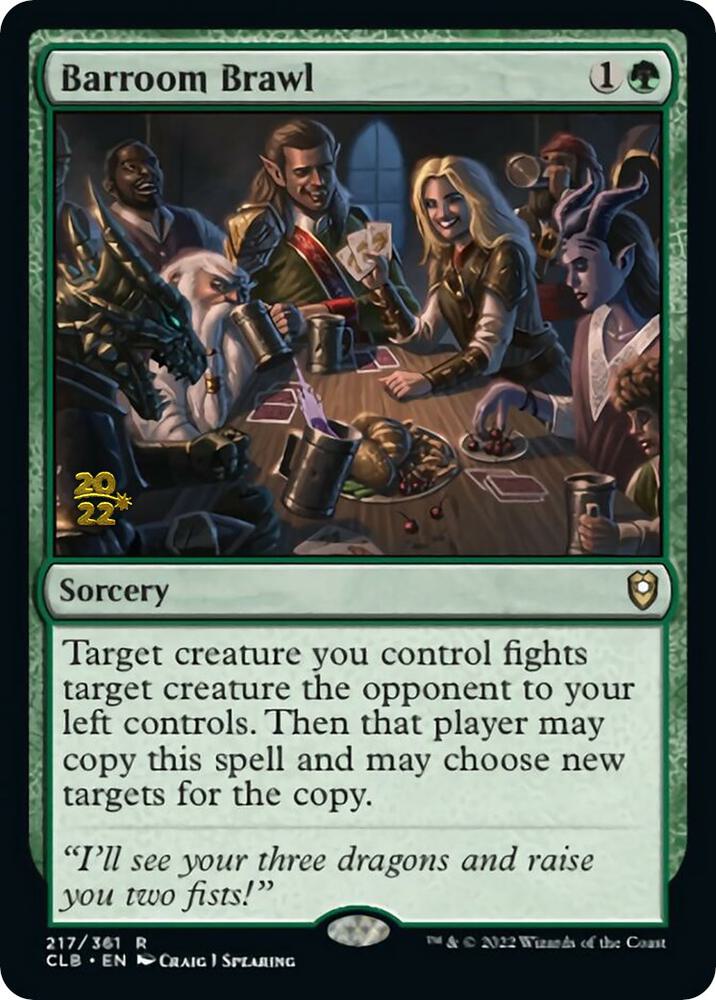Barroom Brawl 217s/108 (Prerelease Cards)  - Foil | Good Games Morley
