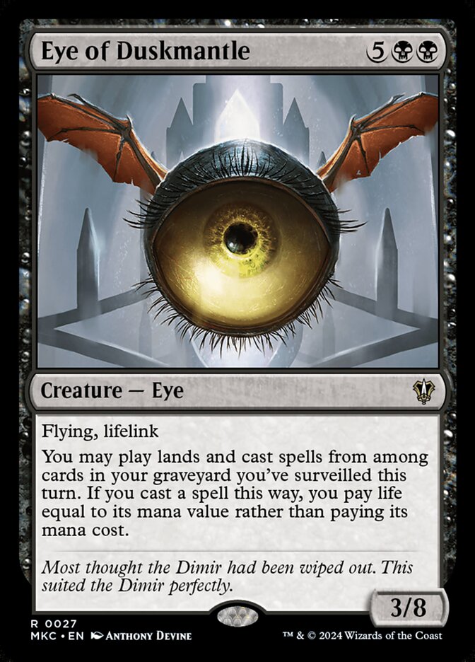 Eye of Duskmantle 27/311 (Commander: Murders at Karlov Manor)  | Good Games Morley