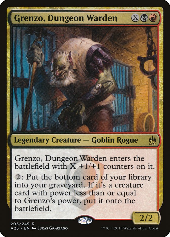 Grenzo, Dungeon Warden 205/249 (Masters 25)  | Good Games Morley