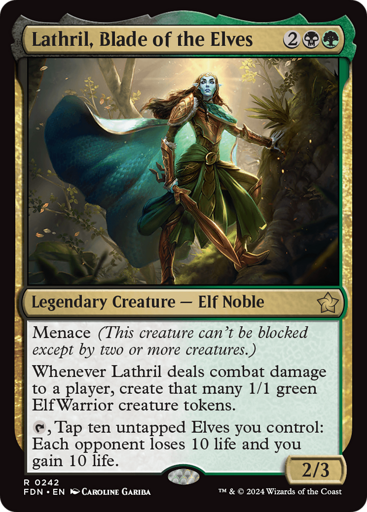 Lathril, Blade of the Elves [Foundations] | Good Games Morley