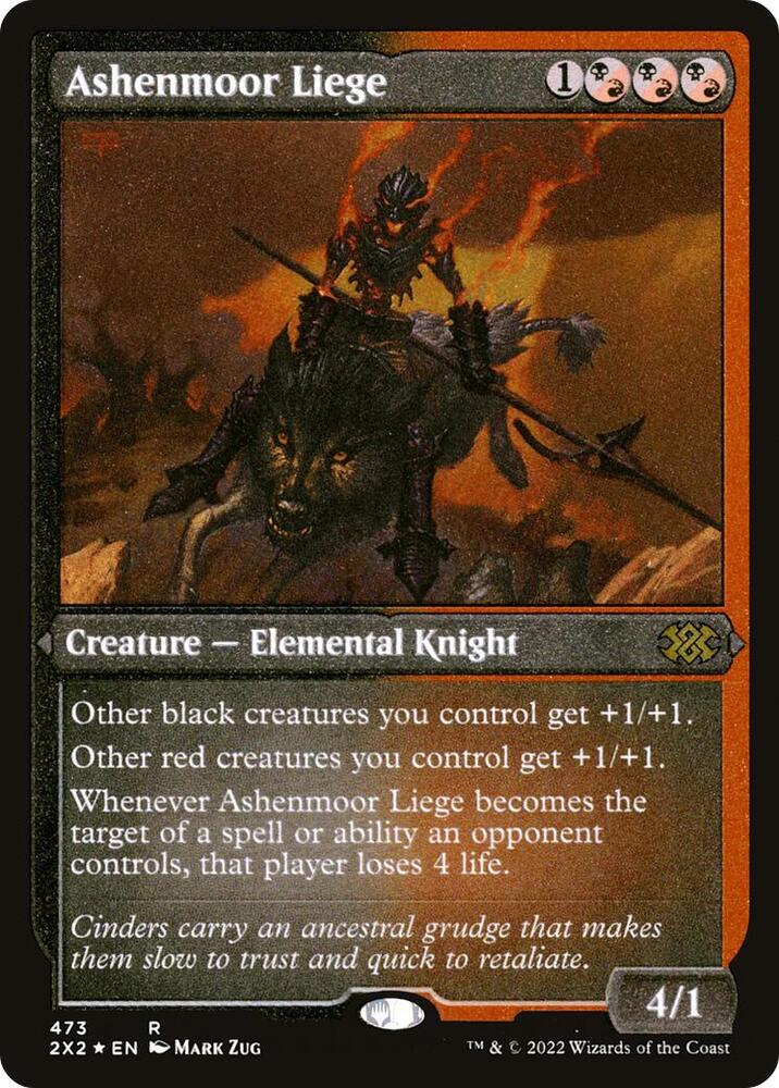 Ashenmoor Liege Foil Etched 473 (Double Masters 2022)  - Foil | Good Games Morley