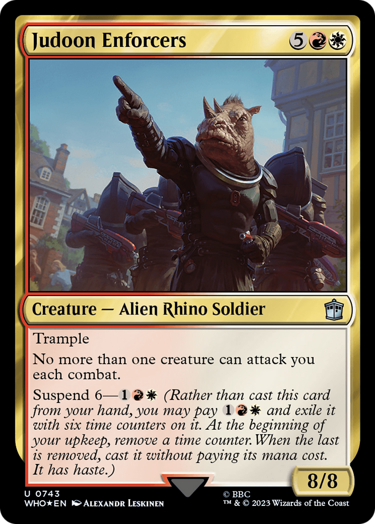 Judoon Enforcers (Surge Foil) [Doctor Who] | Good Games Morley