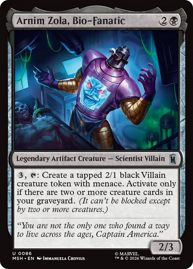 Arnim Zola, Bio-Fanatic [Marvel Super Heroes] | Good Games Morley
