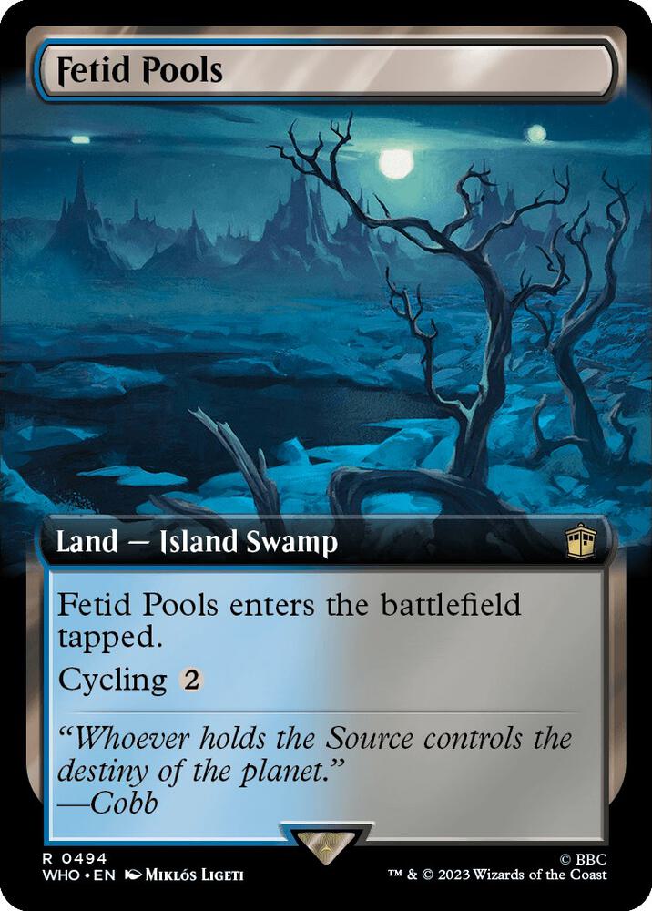 Fetid Pools 494/331 (Universes Beyond: Doctor Who)  - Extended Art Foil | Good Games Morley